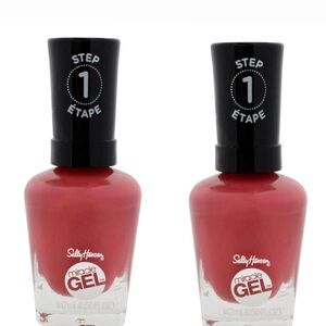 2 Pack Sally Hansen Miracle Gel Nail Polish 496 Beet, Pray, Love